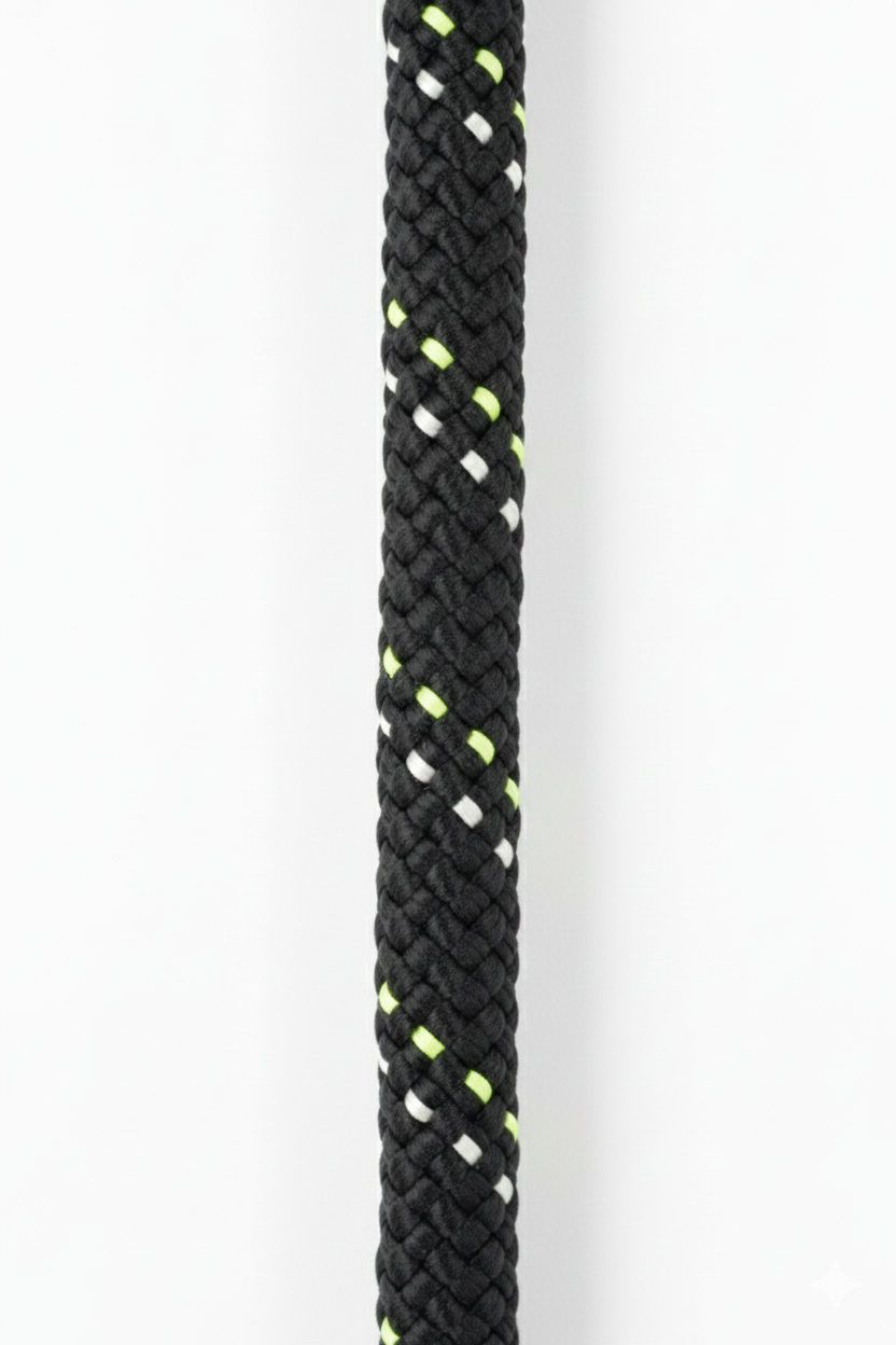 Ergonomic Rope Leash For Dog - Black - 5 ft