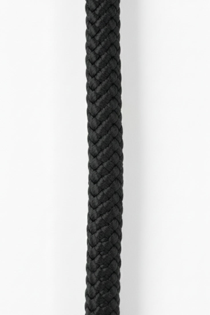 Ergonomic Rope Leash For Dog - Black Marine rope - 5 ft