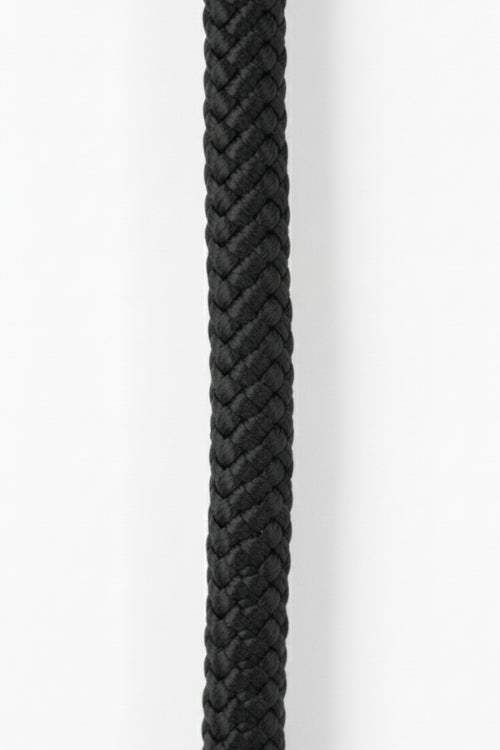 Ergonomic Rope Leash For Dog - Black Marine rope - 5 ft