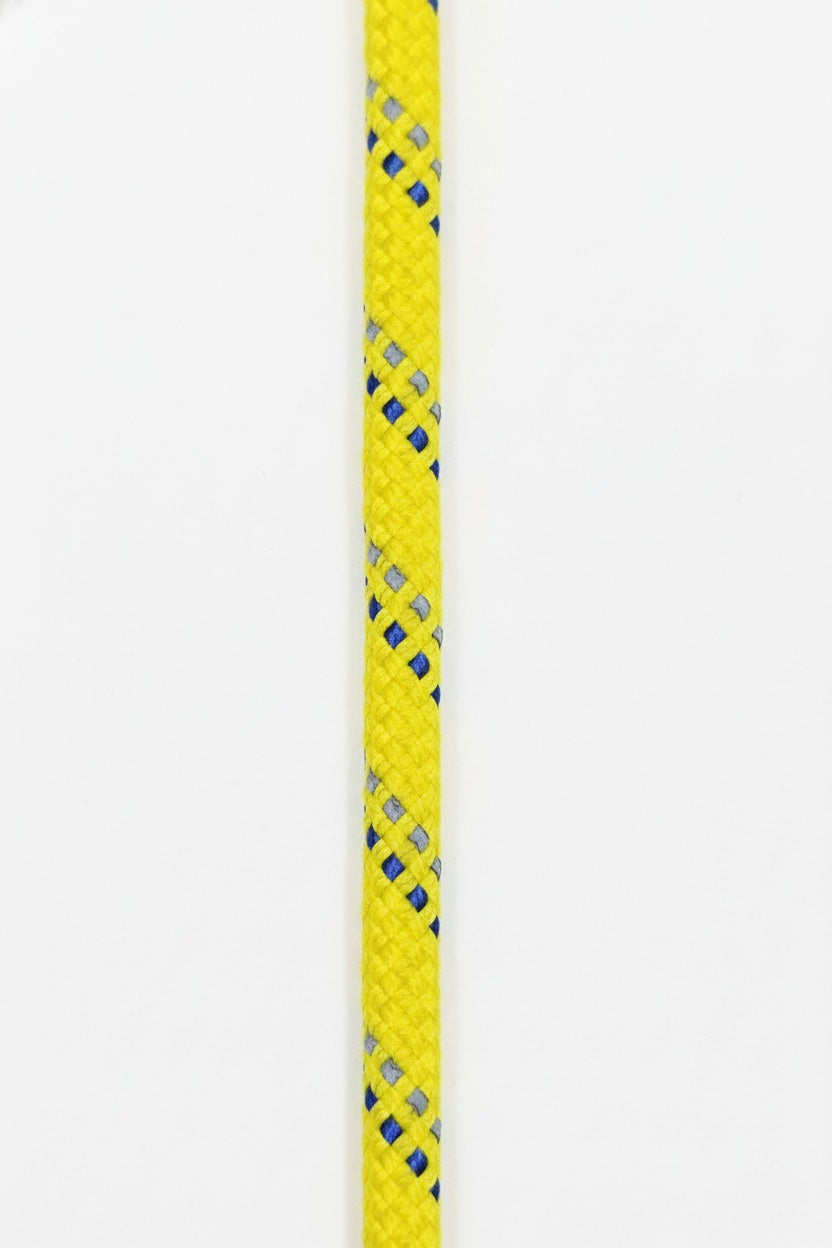 Teak Wood Surfboard Handle Rope Leash For Dog - Yellow - 5 ft