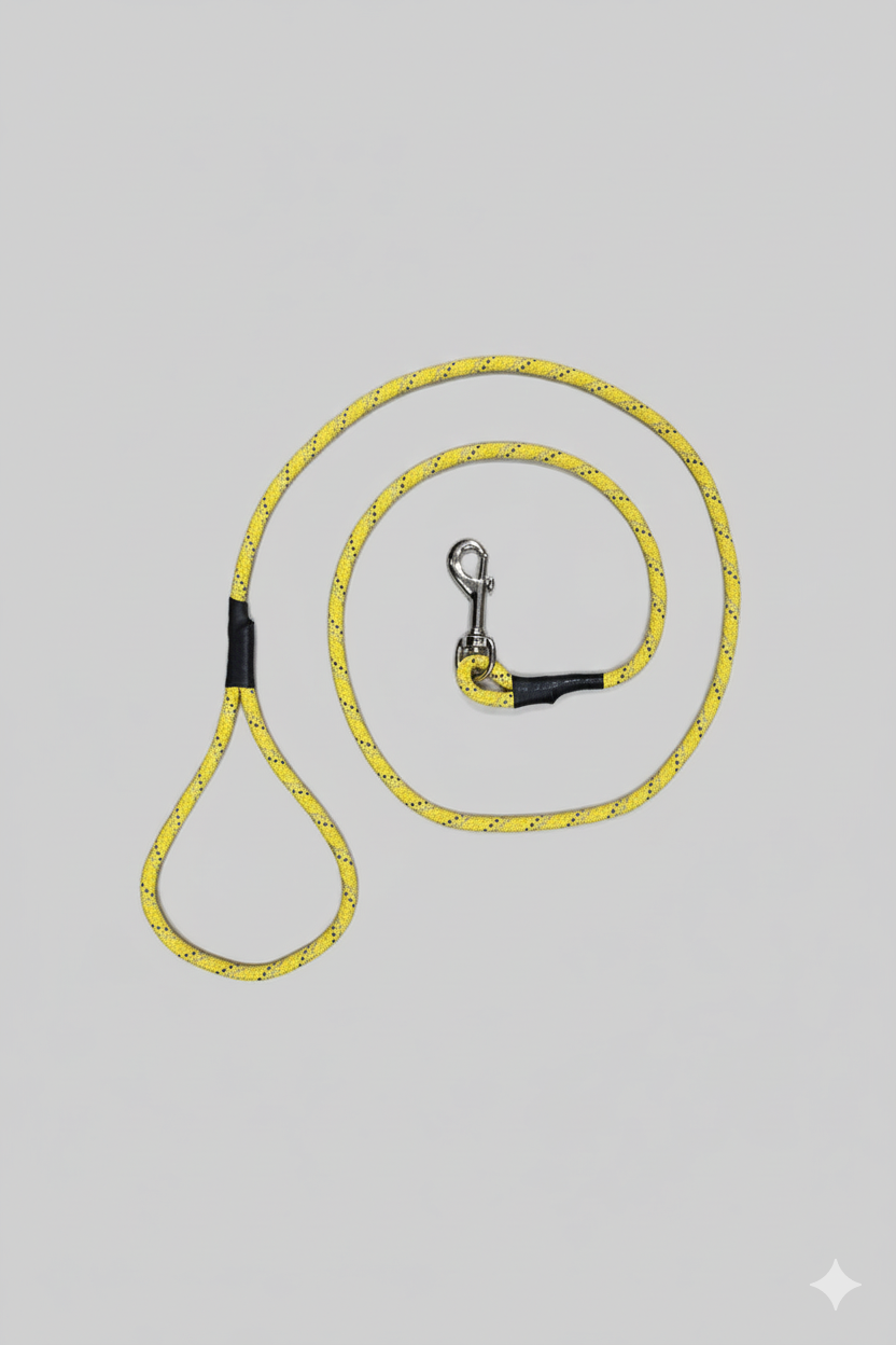 Rope Leash For Pup and Cat - Yellow