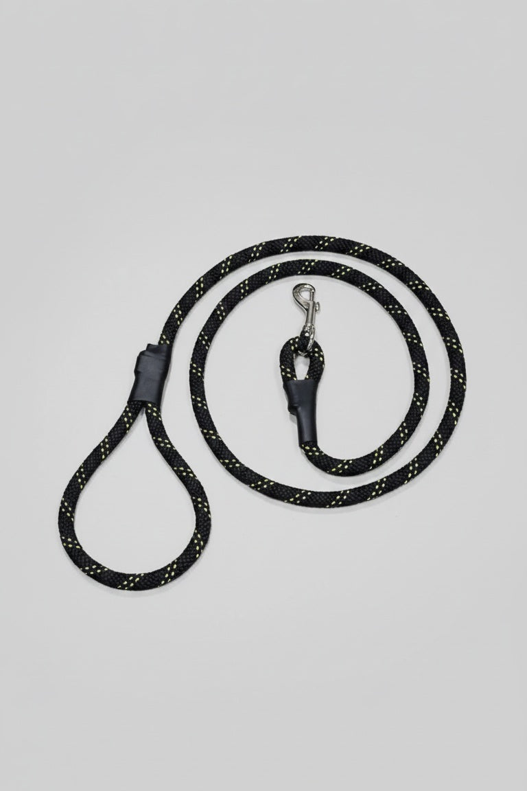 Rope Leash For Dog - Black - 5 ft
