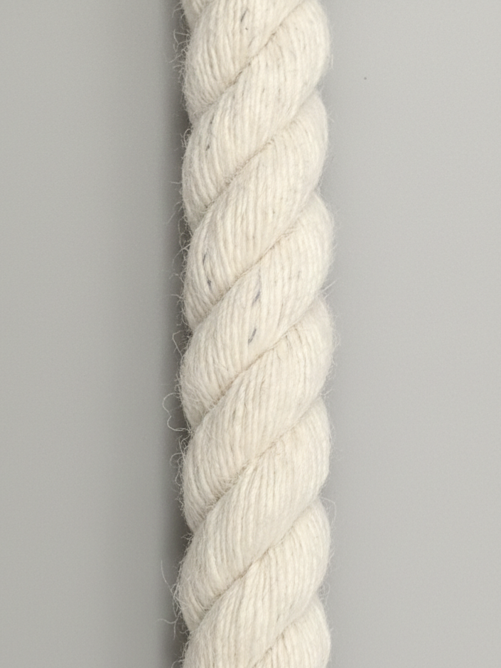 Rope Leash For Dog - Cotton White - 5 ft