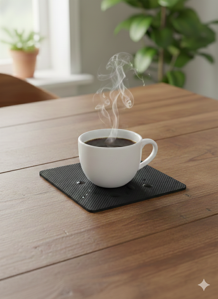 Silicon Coaster and Bottle opener (Pack of 5 )