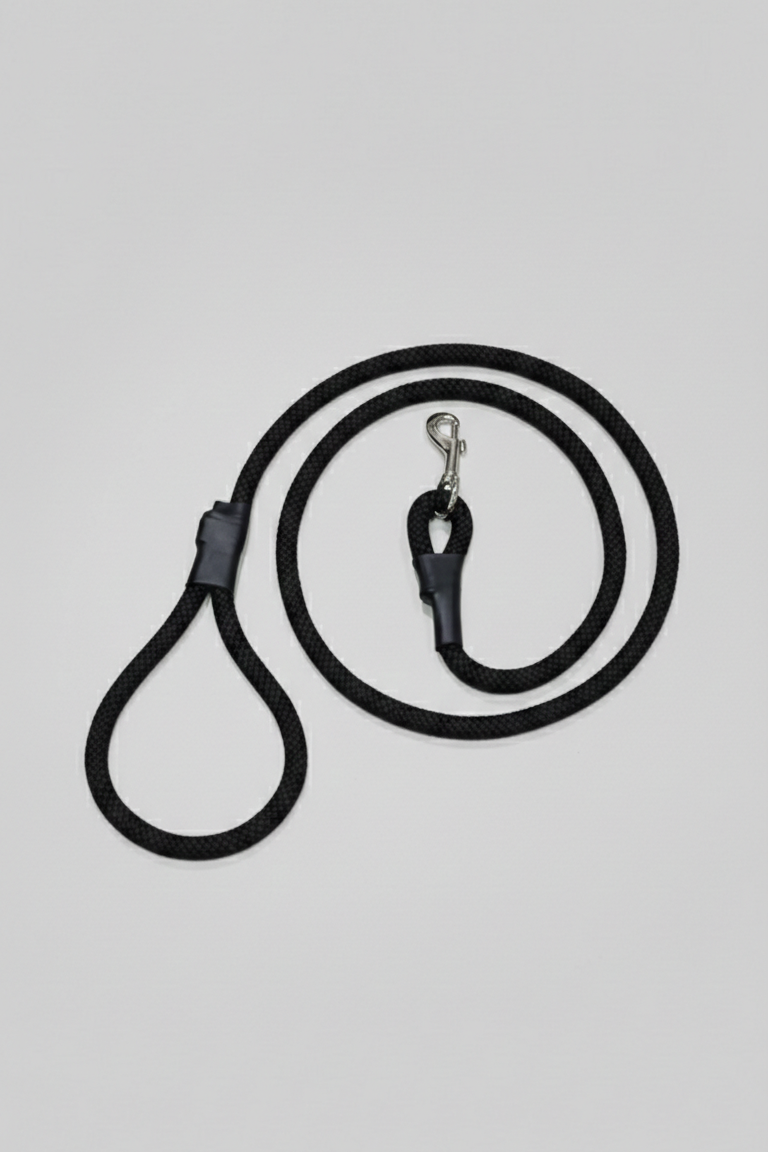 Rope Leash For Dog - Marine Black - 5 ft