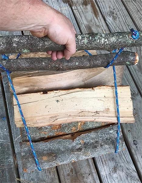 Fireplace Log Carrier Handle