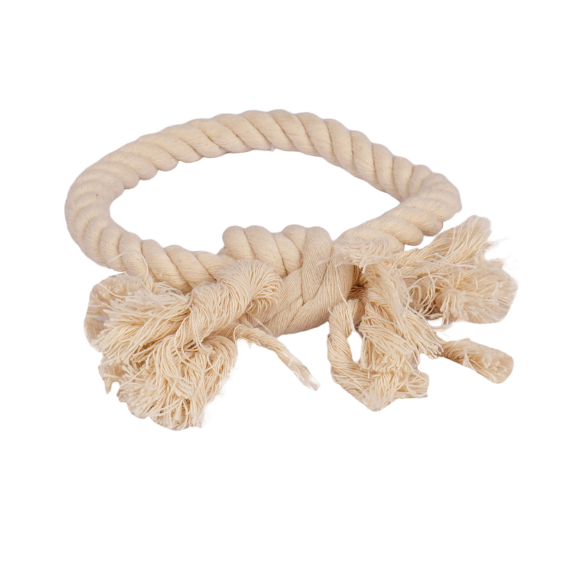 Cotton Ring Rope Toys – Strong, chewable, dental-friendly