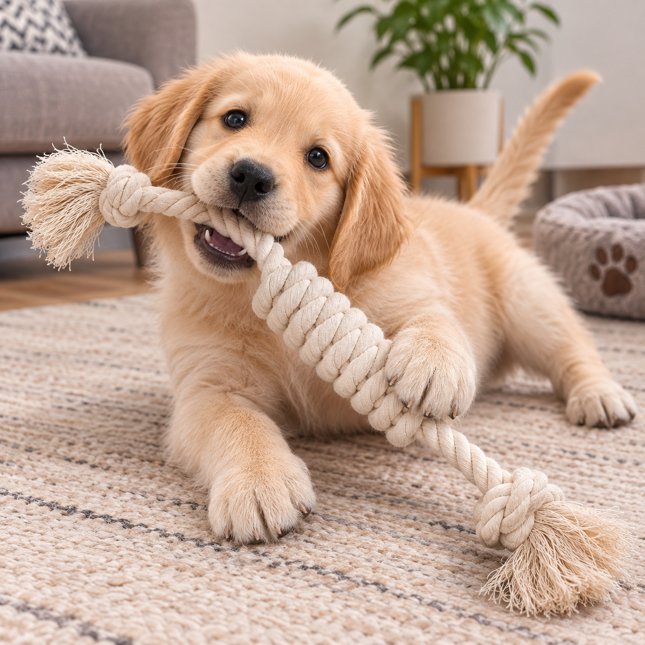Cotton Spiral Rope Toy