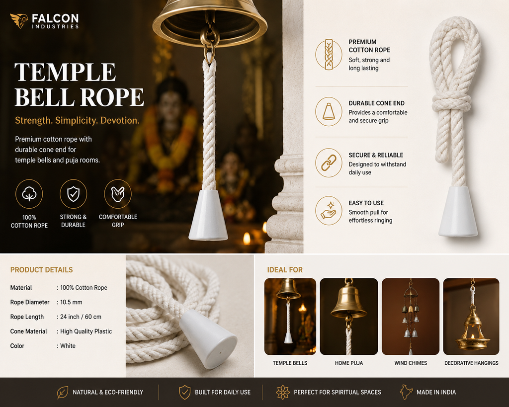 Temple Bell Rope